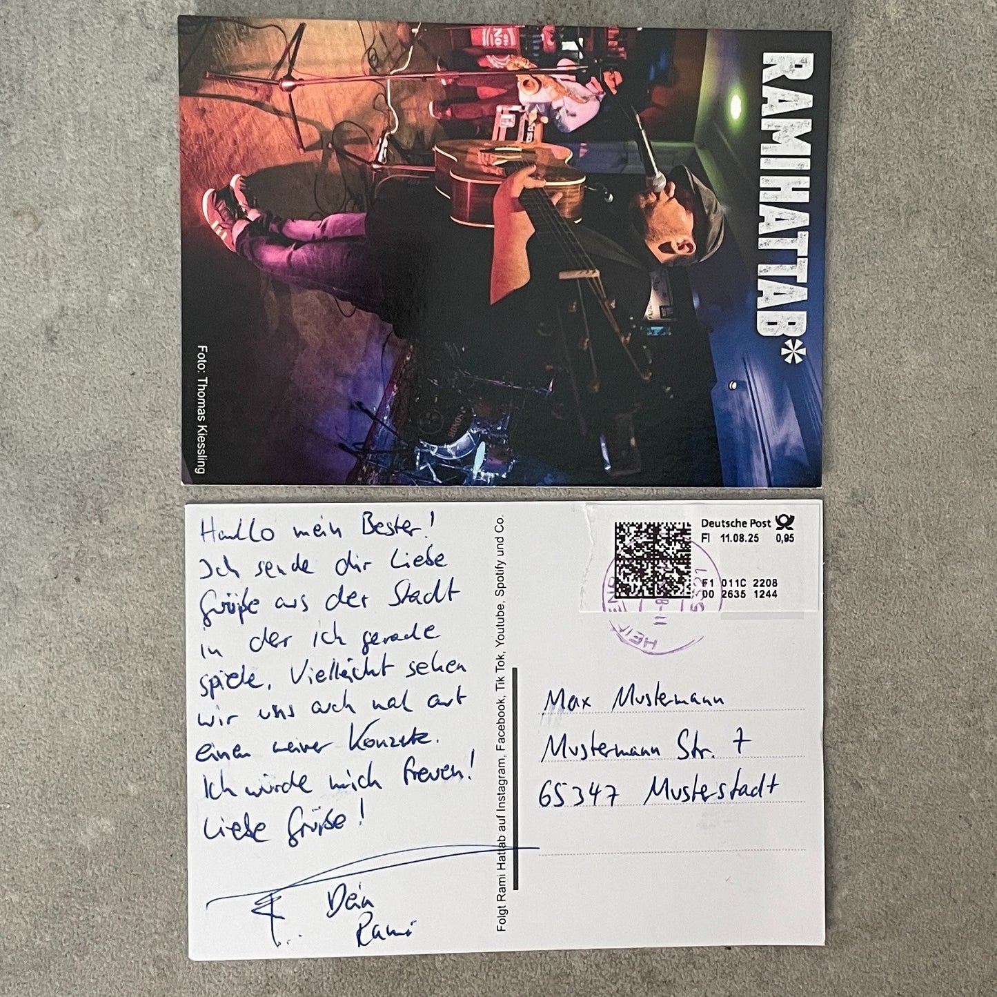 Postkarte aus dem Camper